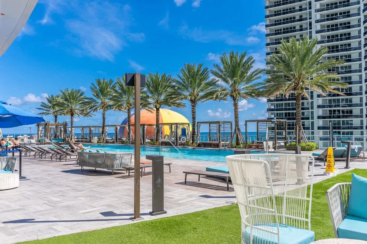 Pool Deck | Stunning Sea view | Cabanas
