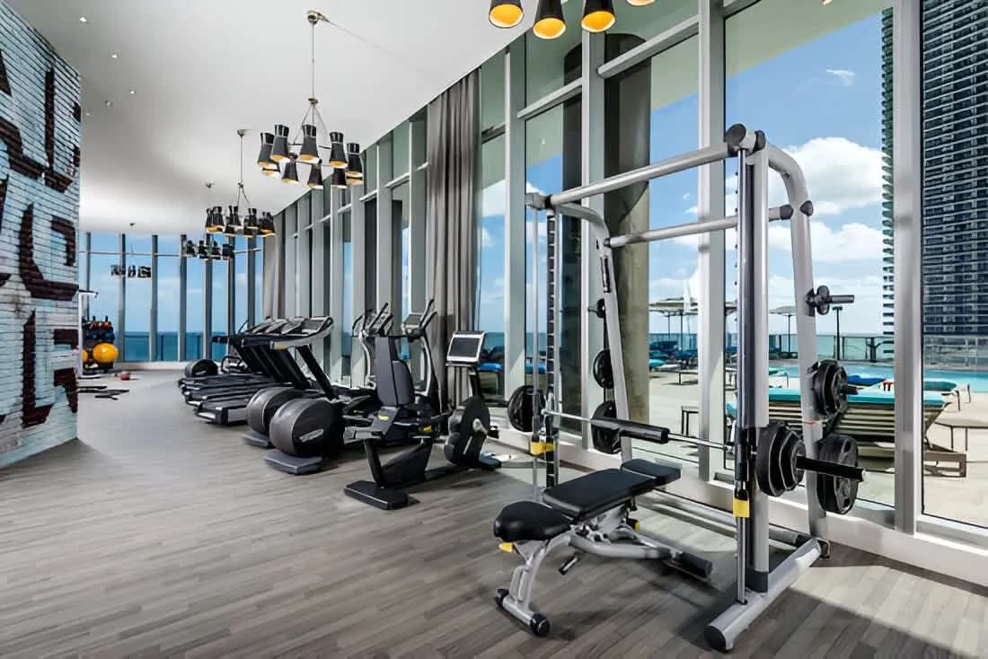 Gym | State-of-the-Art Equipment | Ocean view
